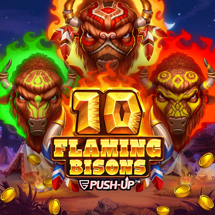 10 Flaming Bisons